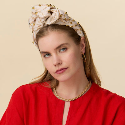 Lele Sadoughi NECKLACES GOLD SERPENTINE MESH NECKLACE