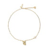 Lele Sadoughi NECKLACES GOLD VIRGO ZODIAC NECKLACE