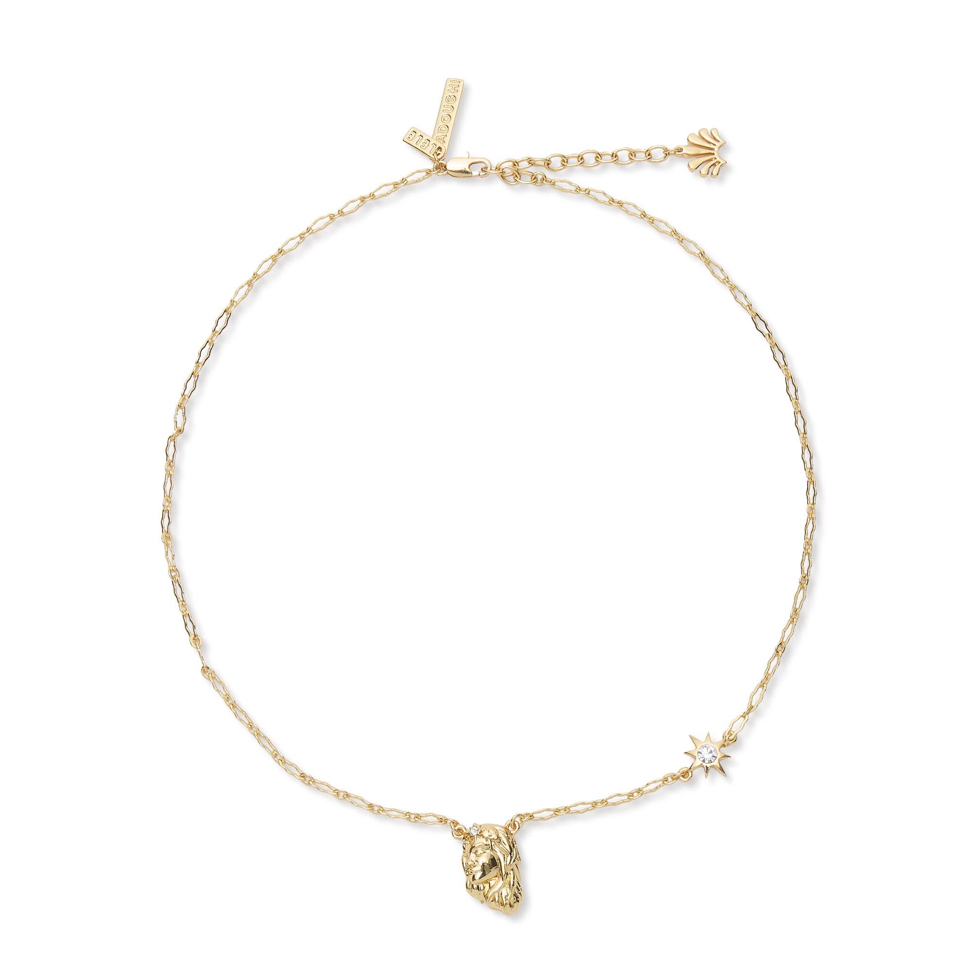 Lele Sadoughi NECKLACES GOLD VIRGO ZODIAC NECKLACE