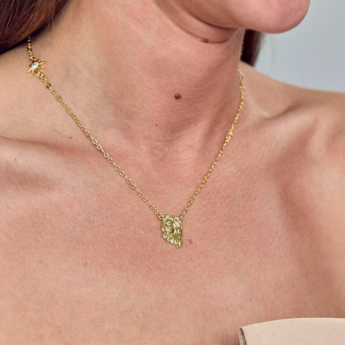 Lele Sadoughi NECKLACES GOLD VIRGO ZODIAC NECKLACE