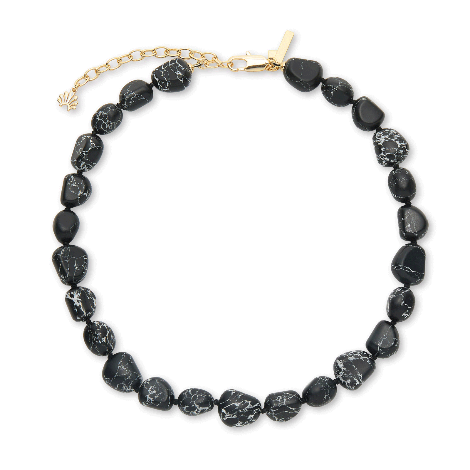 Lele Sadoughi NECKLACES JET BAROQUE COLLAR NECKLACE