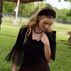 Lele Sadoughi NECKLACES JET BAROQUE COLLAR NECKLACE