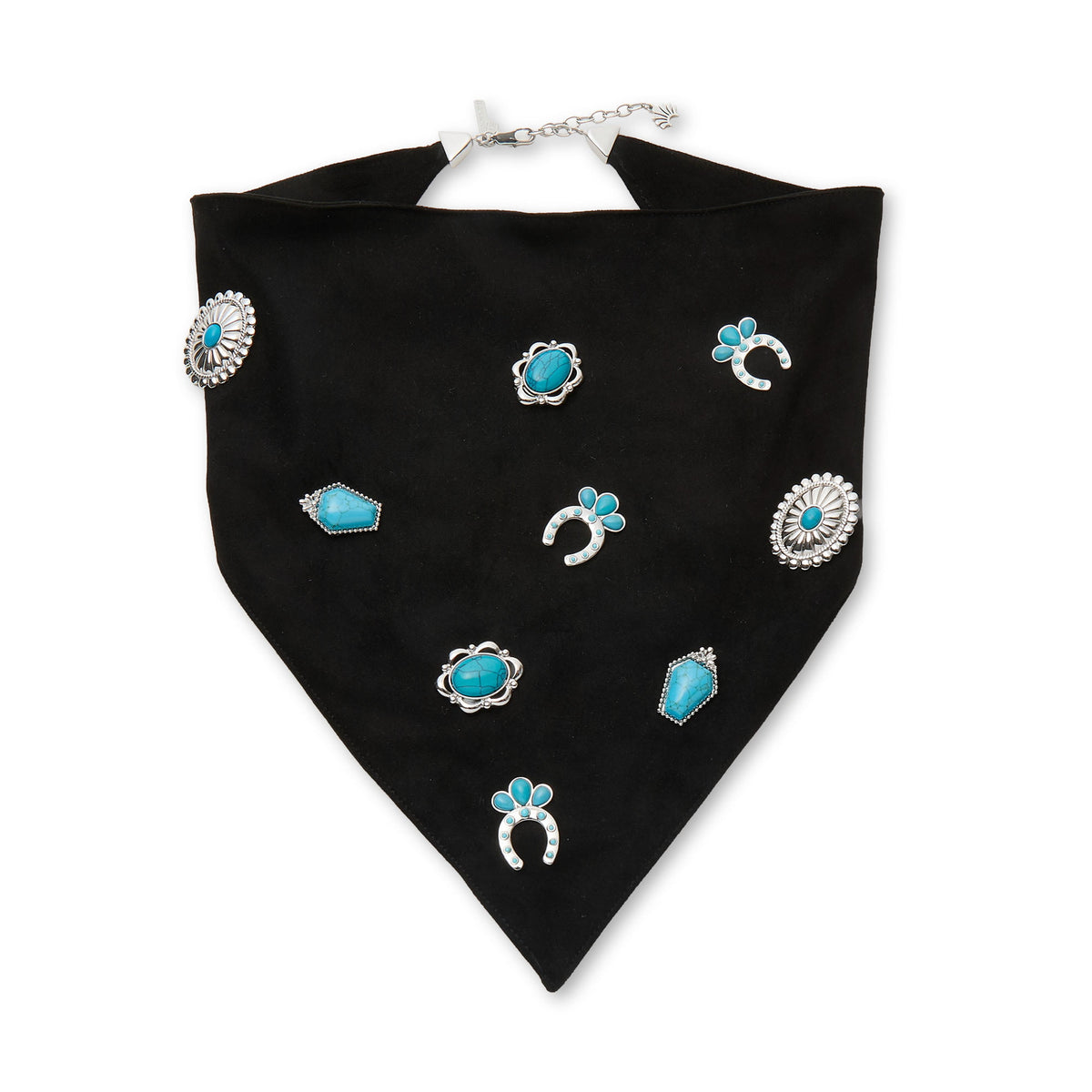 Lele Sadoughi NECKLACES JET BONNIE CONCHO SCARF NECKLACE