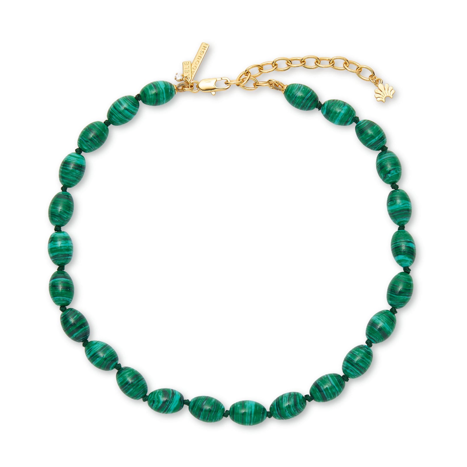 Lele Sadoughi NECKLACES MALACHITE BAROQUE COLLAR NECKLACE