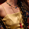 Lele Sadoughi NECKLACES MULTI GEM CALYPSO STONE COLLAR NECKLACE