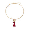 Lele Sadoughi NECKLACES MULTI GEM CALYPSO TASSEL CONVERTIBLE NECKLACE