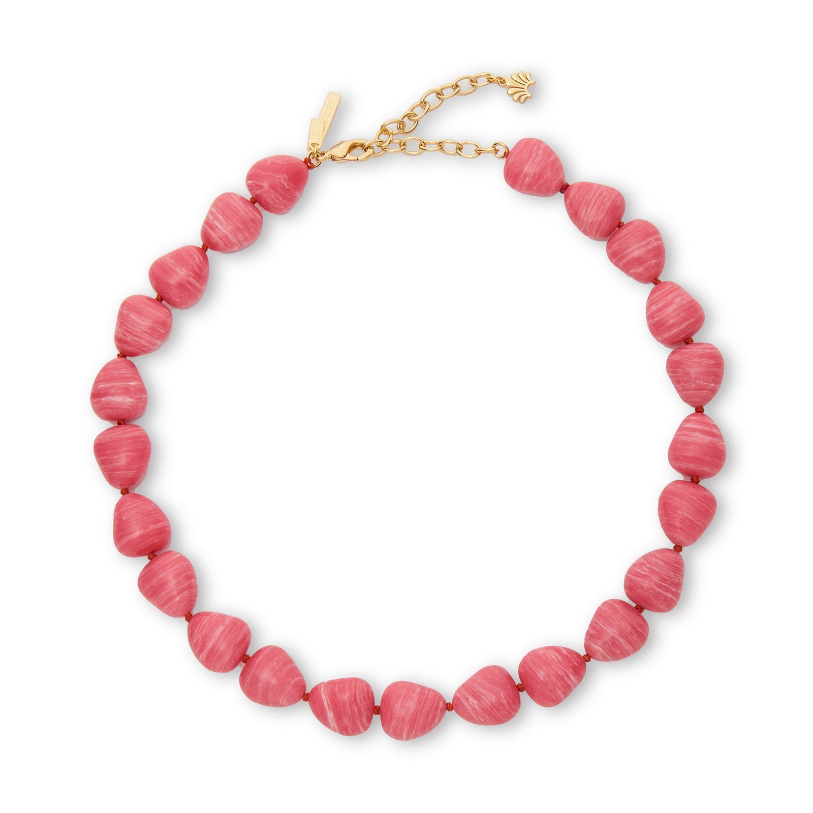 Lele Sadoughi NECKLACES ONE SIZE CORAL BAROQUE COLLAR NECKLACE