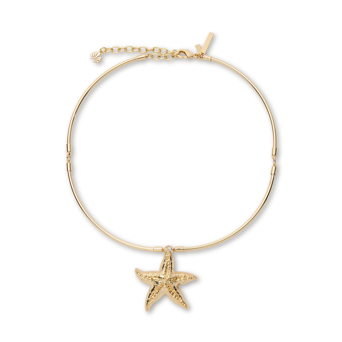 Lele Sadoughi NECKLACES ONE SIZE GOLD STARFISH COLLAR NECKLACE