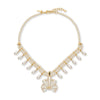 Lele Sadoughi NECKLACES ONE SIZE / PEARL SCALLOPED PEARL STATEMENT NECKLACE
