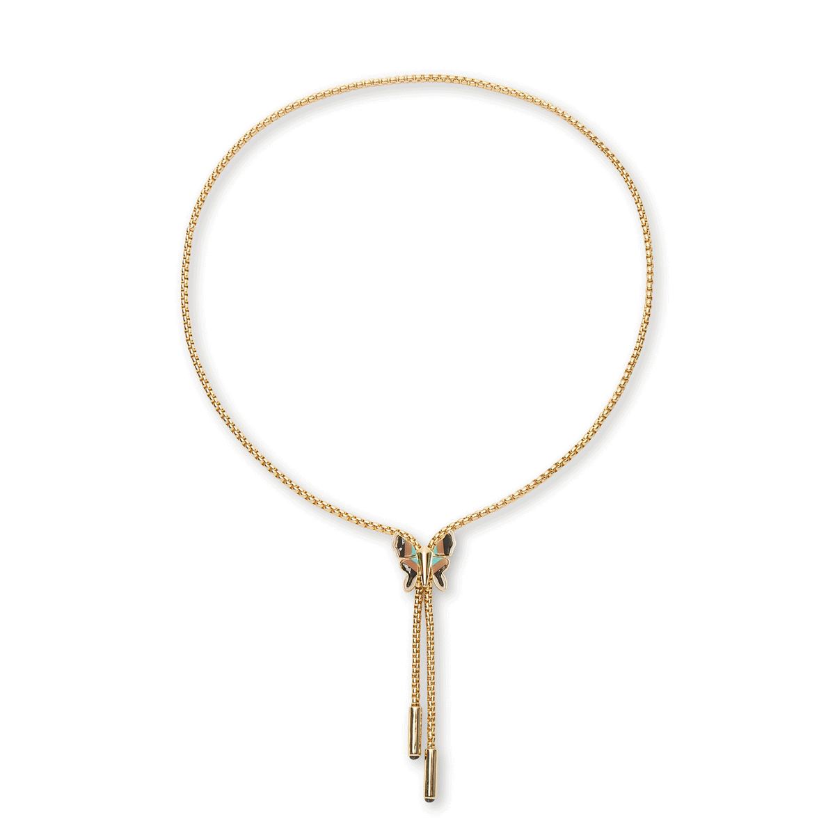 Lele Sadoughi NECKLACES PAINTED MESA WILD BUTTERFLY BOLO NECKLACE