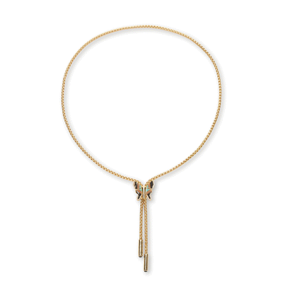 Lele Sadoughi NECKLACES PAINTED MESA WILD BUTTERFLY BOLO NECKLACE