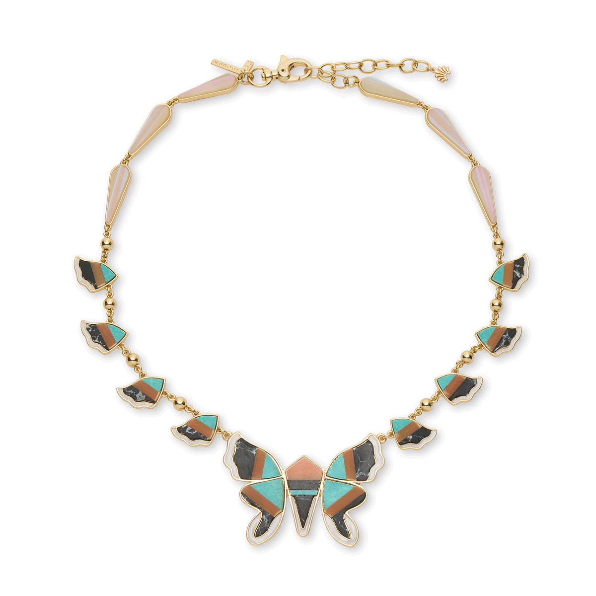 Lele Sadoughi NECKLACES PAINTED MESA WILD BUTTERFLY STATEMENT NECKLACE