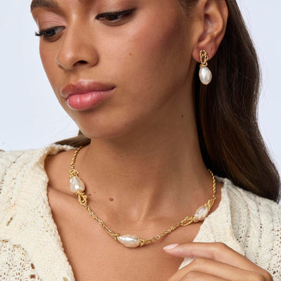 Lele Sadoughi NECKLACES PEARL CHATEAU ROPE NECKLACE