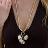 Lele Sadoughi NECKLACES SAND BELLFLOWER PENDANT NECKLACE