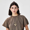 Lele Sadoughi NECKLACES SAND BELLFLOWER PENDANT NECKLACE
