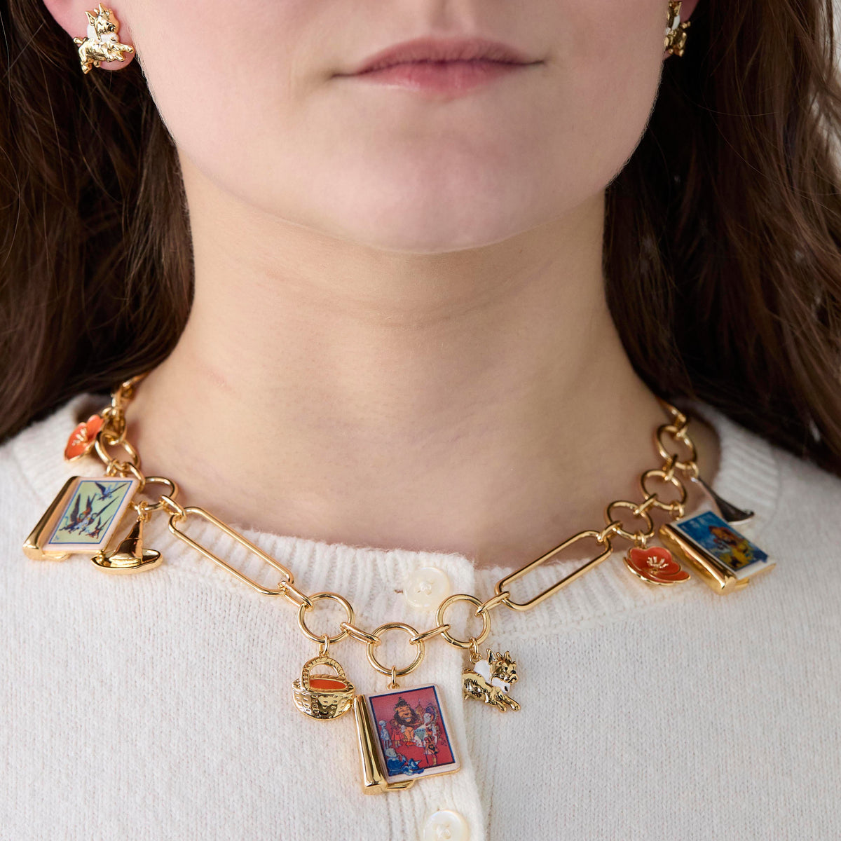 Lele Sadoughi NECKLACES THE NEW WIZARD OF OZ STORYBOOK NECKLACE