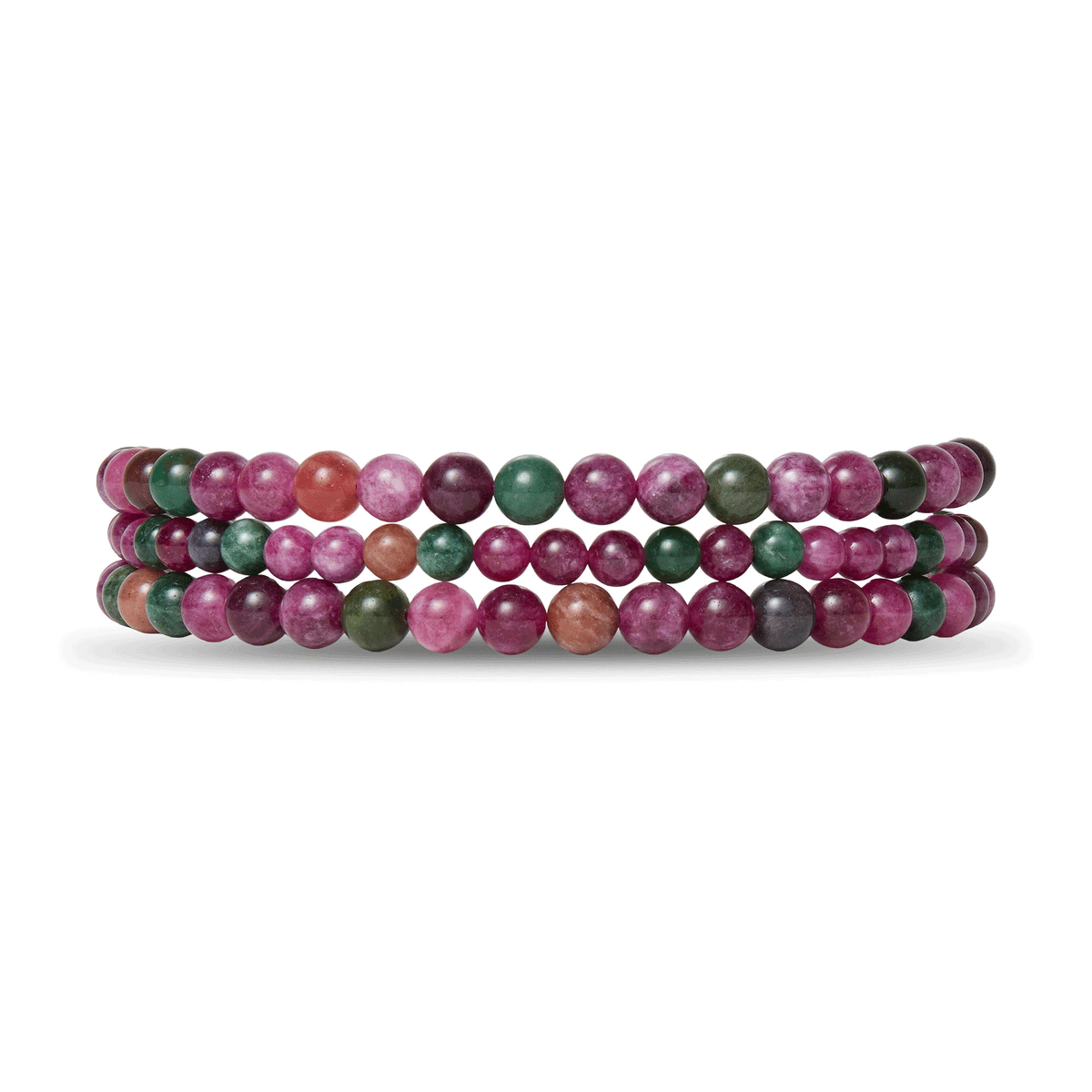 Lele Sadoughi NECKLACES WILDBERRY TOURMALINE MULTI STRAND NECKLACE