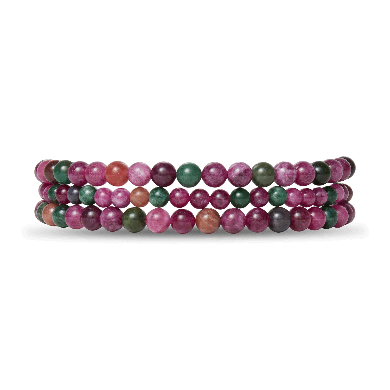 Lele Sadoughi NECKLACES WILDBERRY TOURMALINE MULTI STRAND NECKLACE