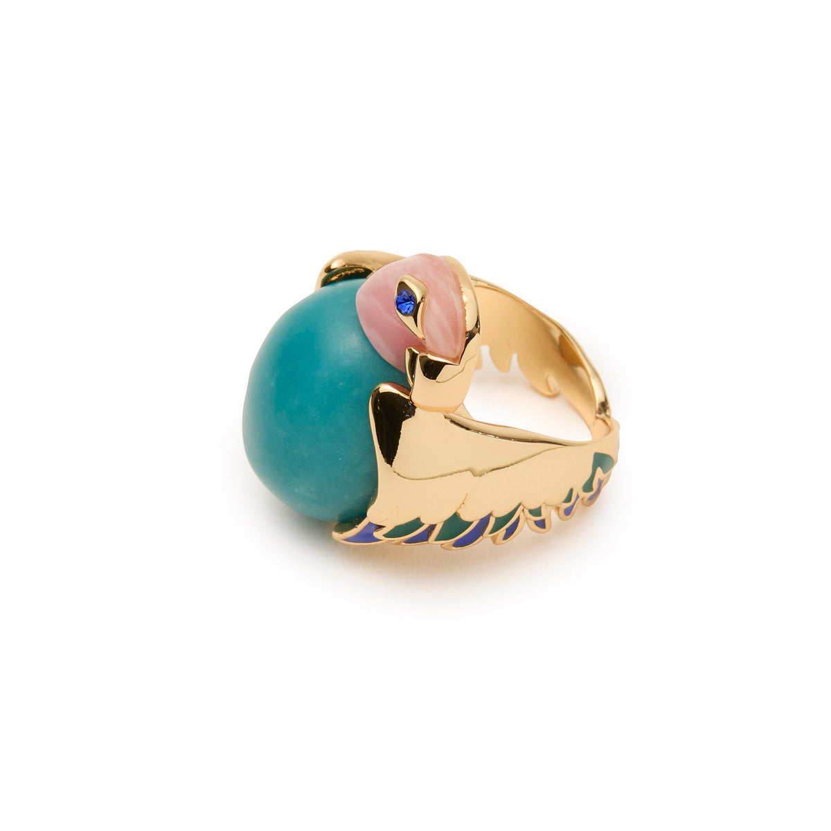 Lele Sadoughi RINGS TURQUOISE EILEEN PARROT RING