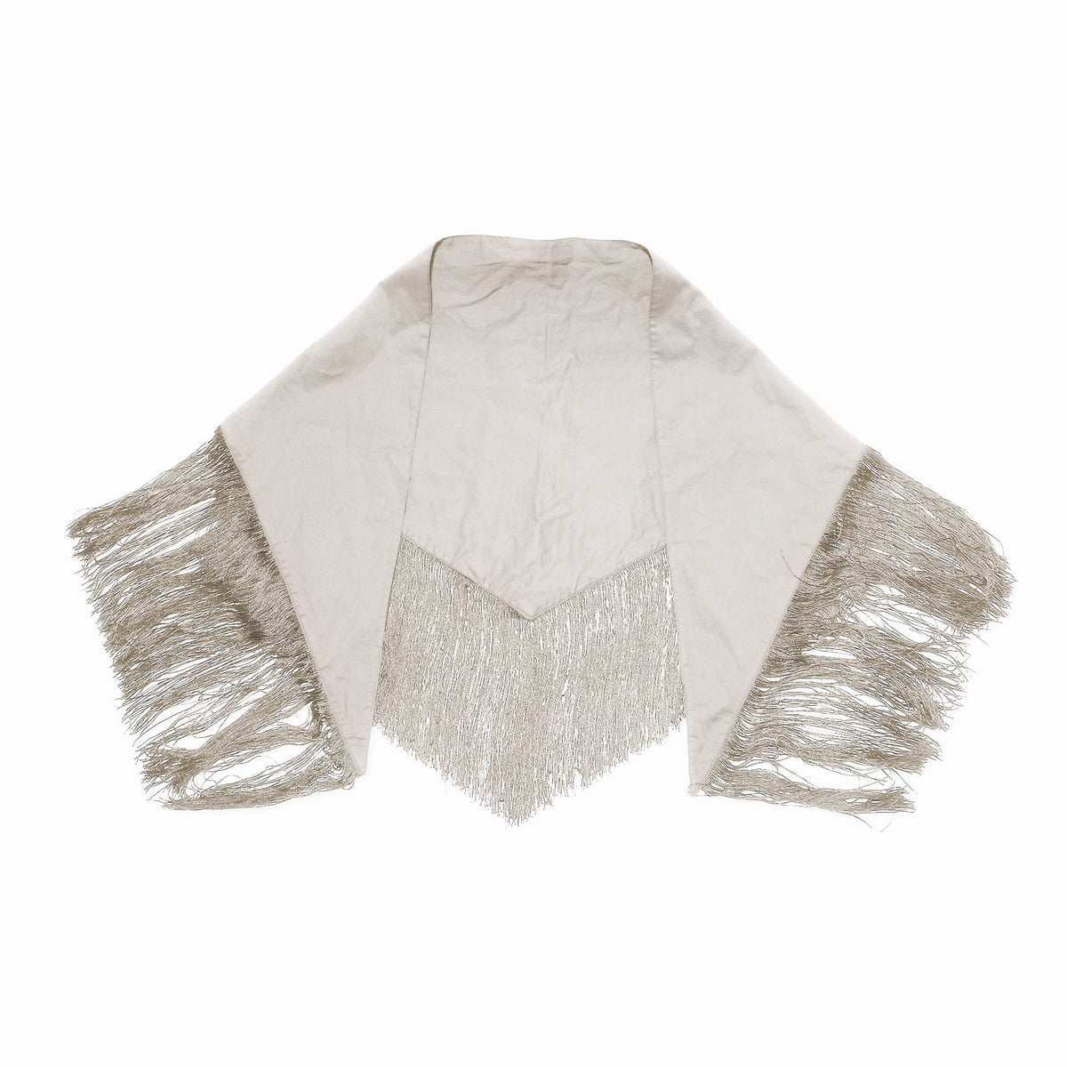 Lele Sadoughi SCARF IVORY AUDREY FRINGE SCARF