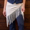 Lele Sadoughi SCARF IVORY AUDREY FRINGE SCARF