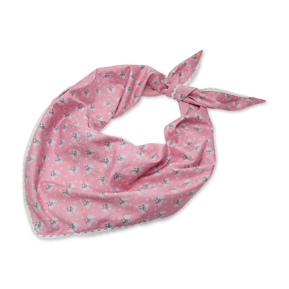 Lele Sadoughi SCARF LITTLE HOUSE ON THE PRAIRIE AUDREY EYELET TRIM SCARF
