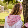 Lele Sadoughi SCARF LITTLE HOUSE ON THE PRAIRIE AUDREY EYELET TRIM SCARF