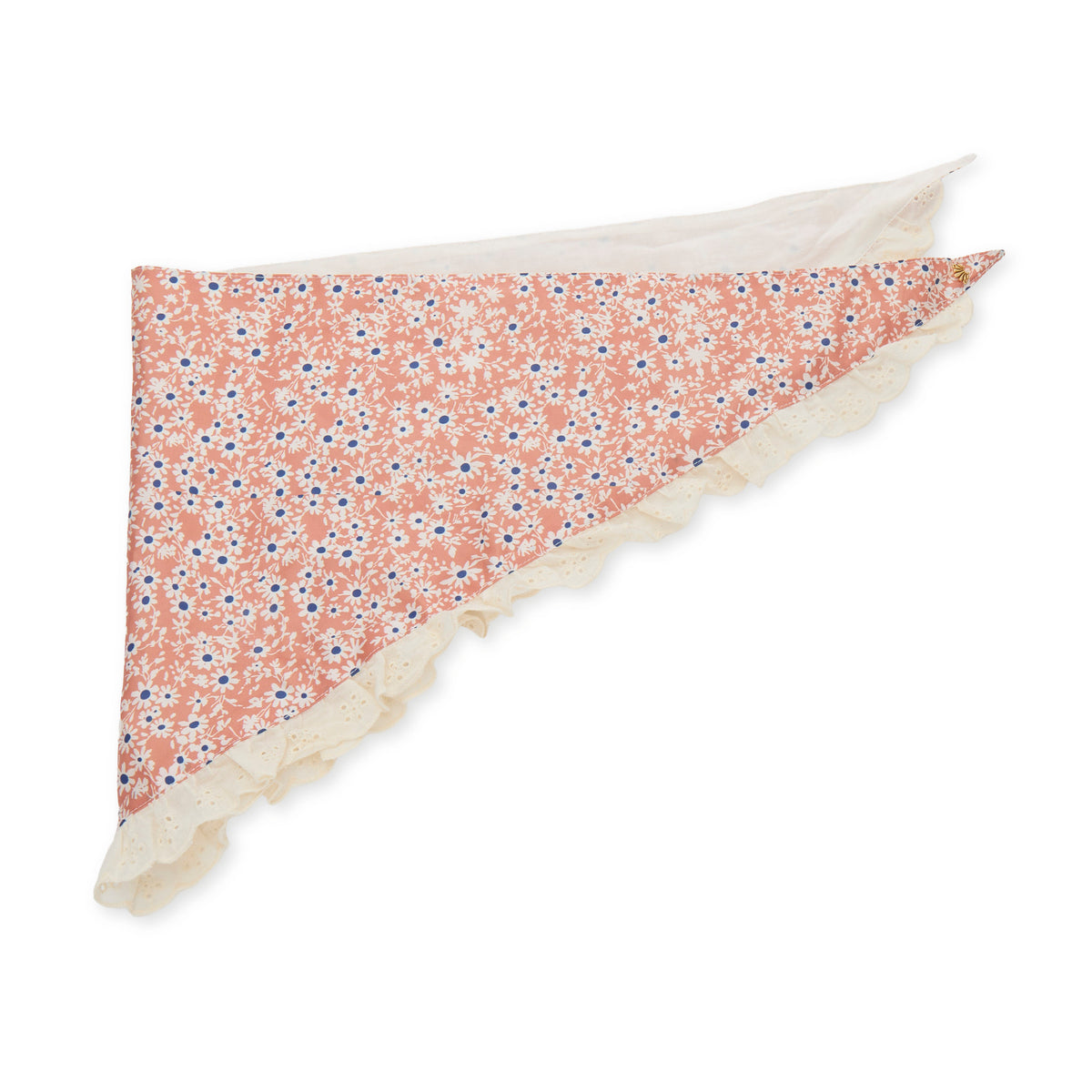 Lele Sadoughi SCARF LITTLE HOUSE ON THE PRAIRIE LAURA AUDREY EYELET TRIM SCARF