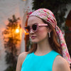 Lele Sadoughi SCARVES BLOOMING CLARABELL SOPHIA LIBERTY HEAD SCARF