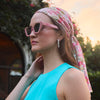 Lele Sadoughi SCARVES BLOOMING CLARABELL SOPHIA LIBERTY HEAD SCARF