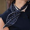 Lele Sadoughi SCARVES JET DOT AUDREY SCARF