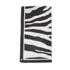 Lele Sadoughi SCARVES JET OVERSIZED ZEBRA SQUARE SATIN SCARF