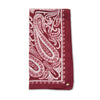 Lele Sadoughi SCARVES MERLOT PAISLEY SQUARE SCARF