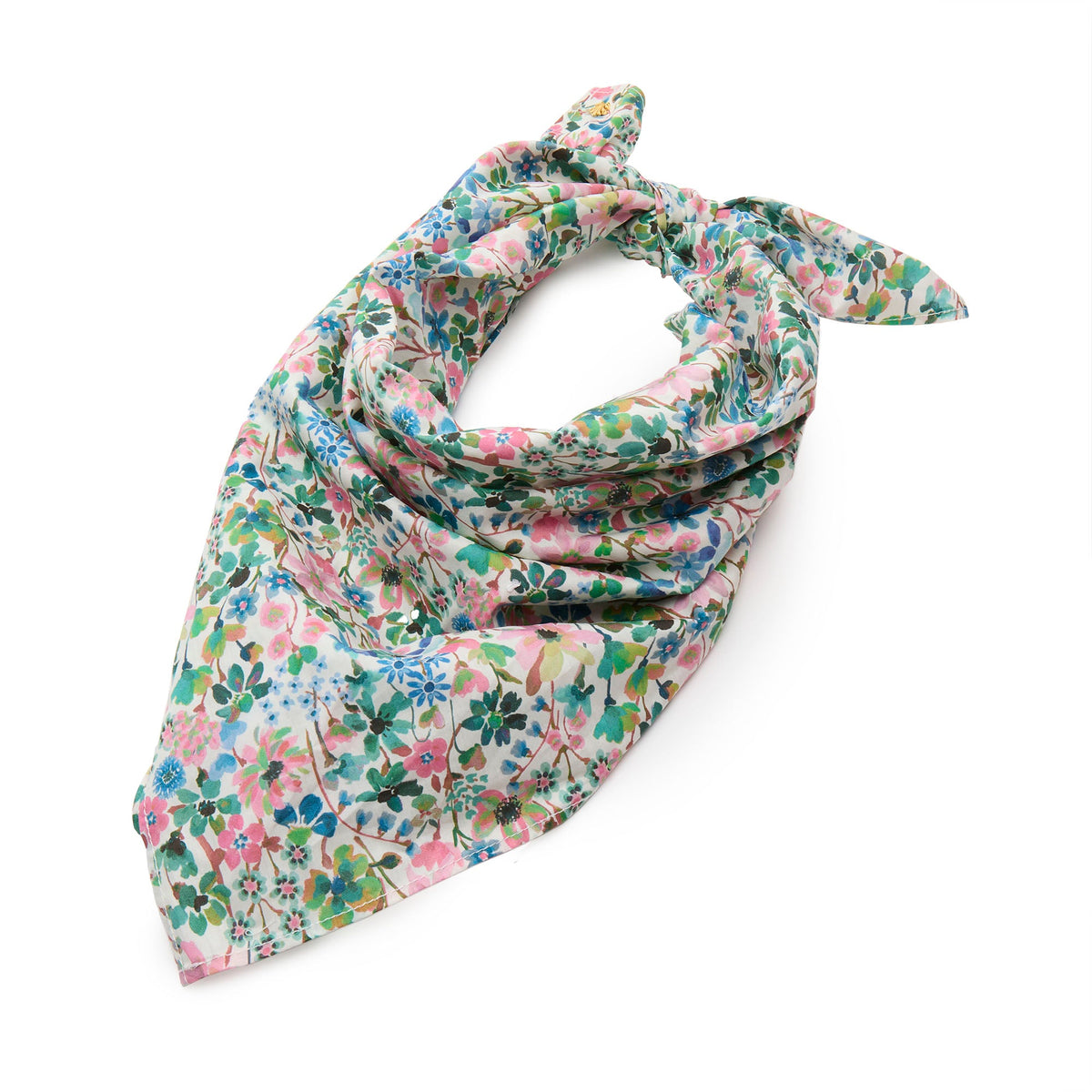 Lele Sadoughi SCARVES ONE SIZE SUMMER DREAMS LIBERTY SQUARE SCARF