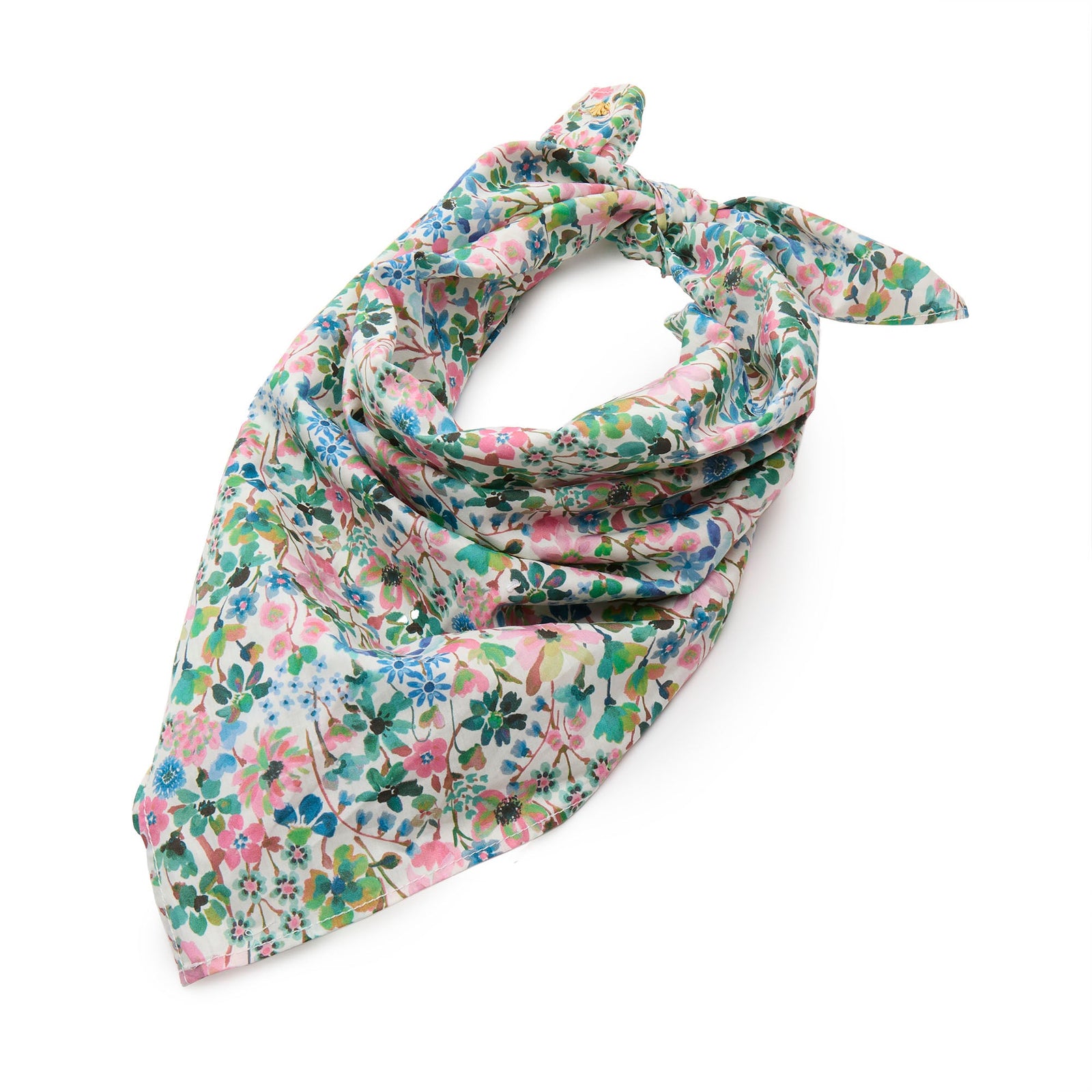 Lele Sadoughi SCARVES ONE SIZE SUMMER DREAMS LIBERTY SQUARE SCARF