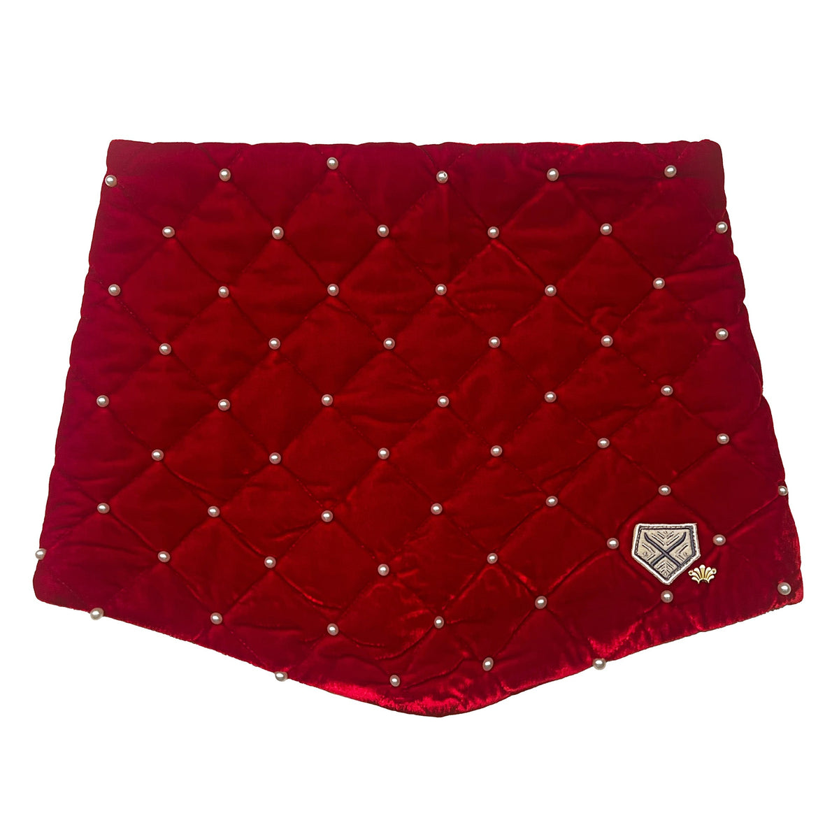 Lele Sadoughi SCARVES RED LELE X POWDER PUFF ADULT NECKWARMER