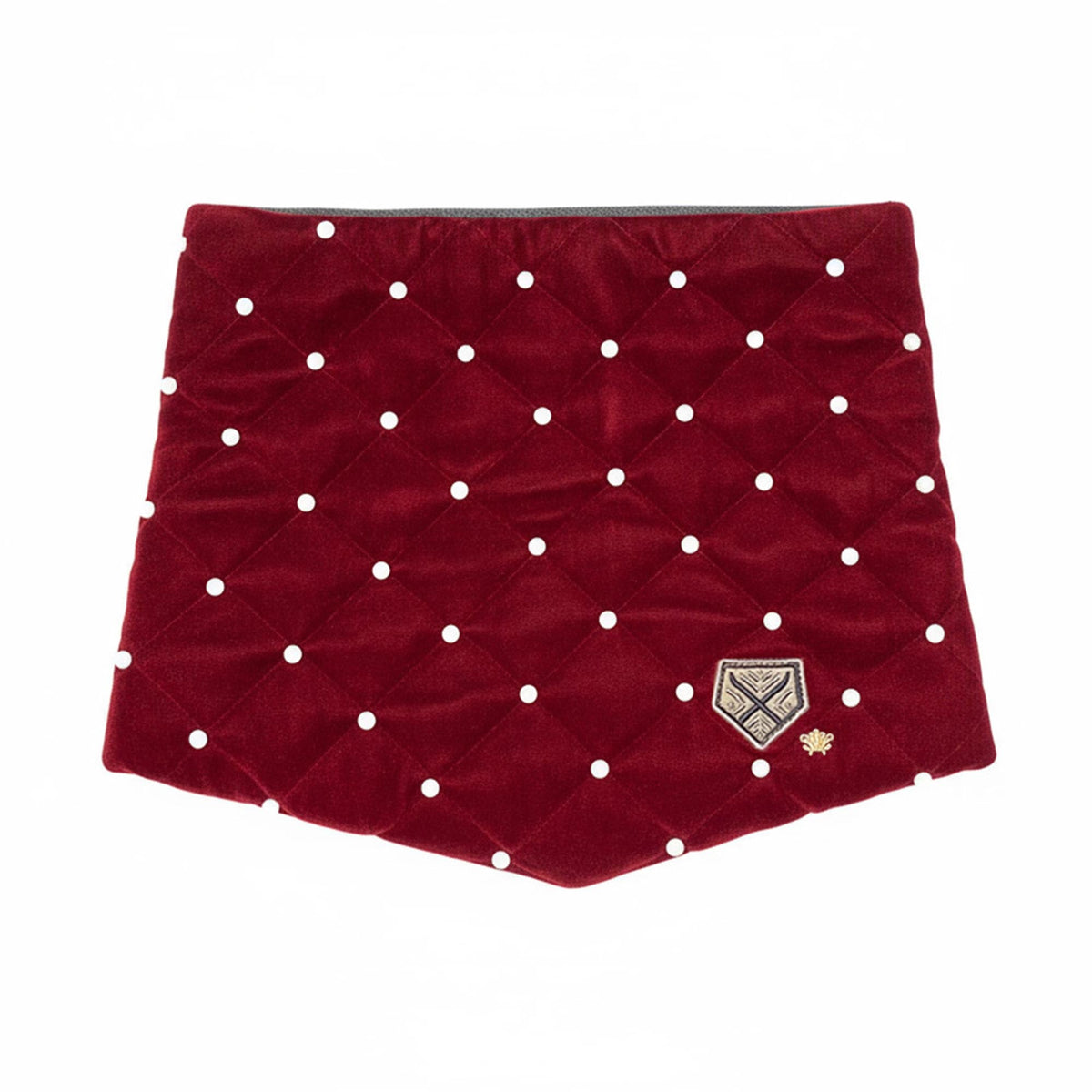 Lele Sadoughi SCARVES RED LELE X POWDER PUFF KIDS NECKWARMER