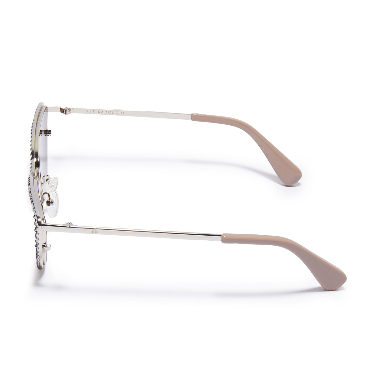 Lele Sadoughi SUNGLASSES CRYSTAL DOLLY CAT EYE SUNGLASSES