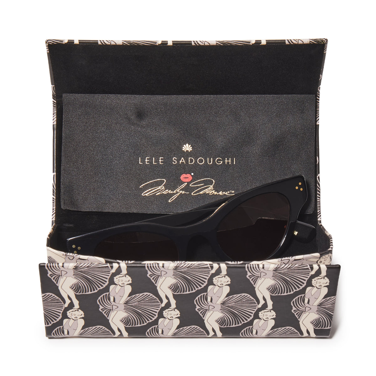 Lele Sadoughi SUNGLASSES JET LELE SADOUGHI X MARILYN MONROE CAT-EYE SUNGLASSES
