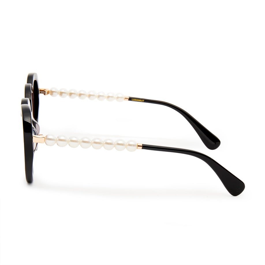 JET PEARL ARM SWEETHEART SUNGLASSES