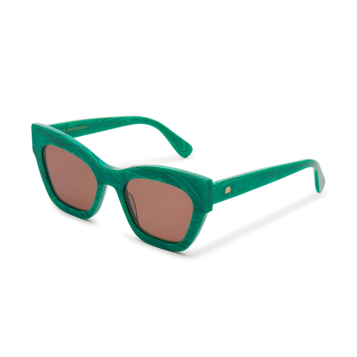 Lele Sadoughi SUNGLASSES MALACHITE LIDO SUNGLASSES