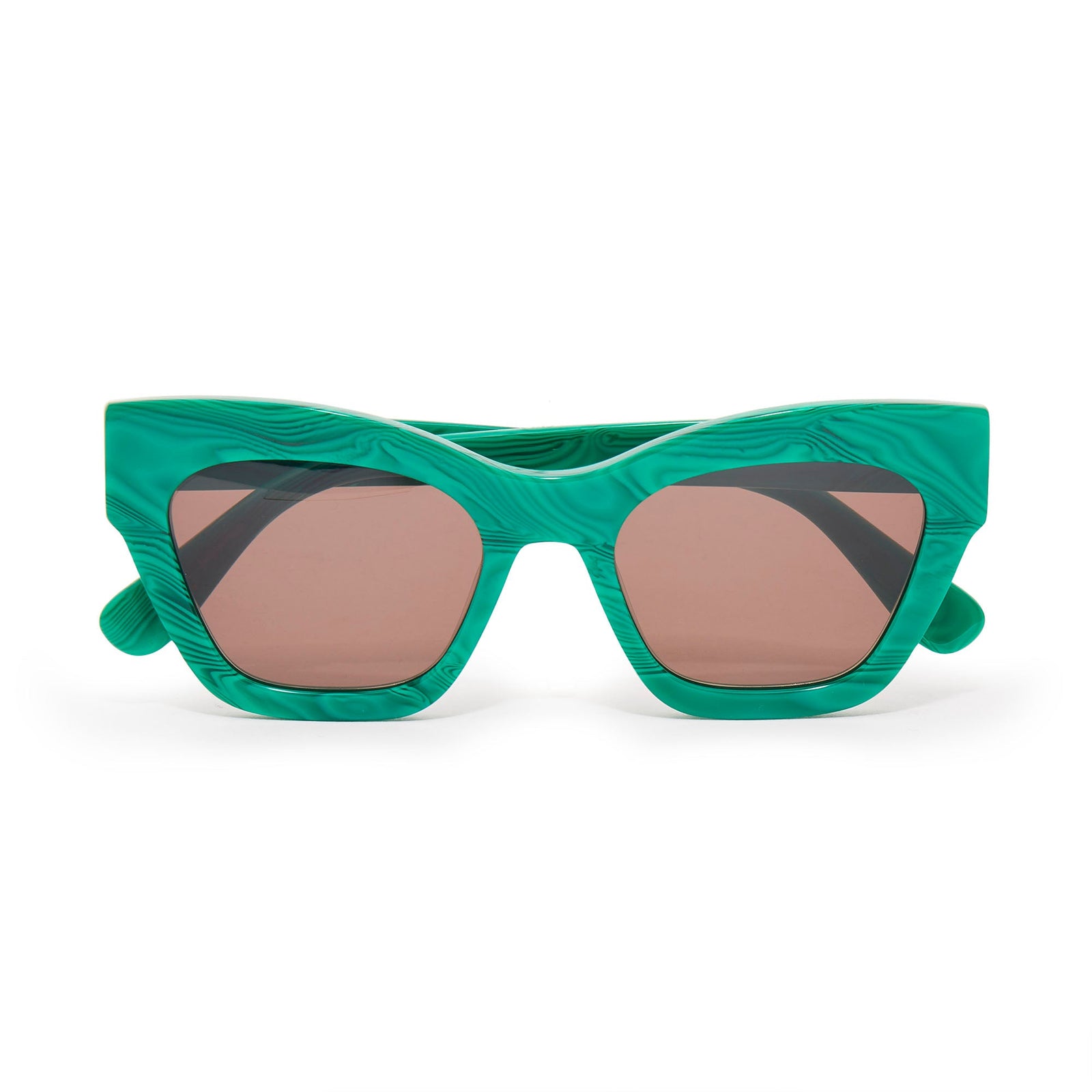 Lele Sadoughi SUNGLASSES MALACHITE LIDO SUNGLASSES