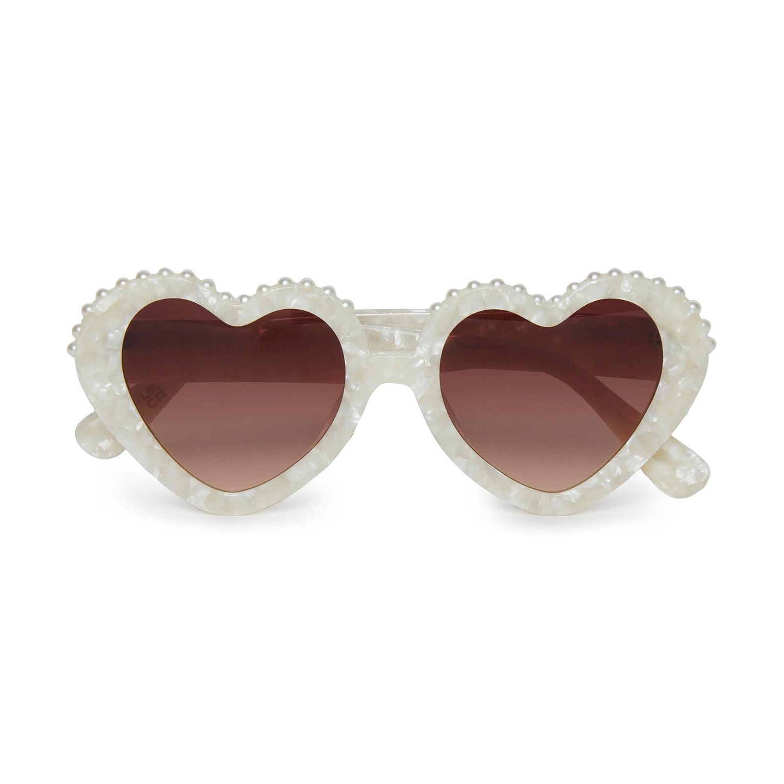 MOTHER OF PEARL SWEETHEART SUNGLASSES