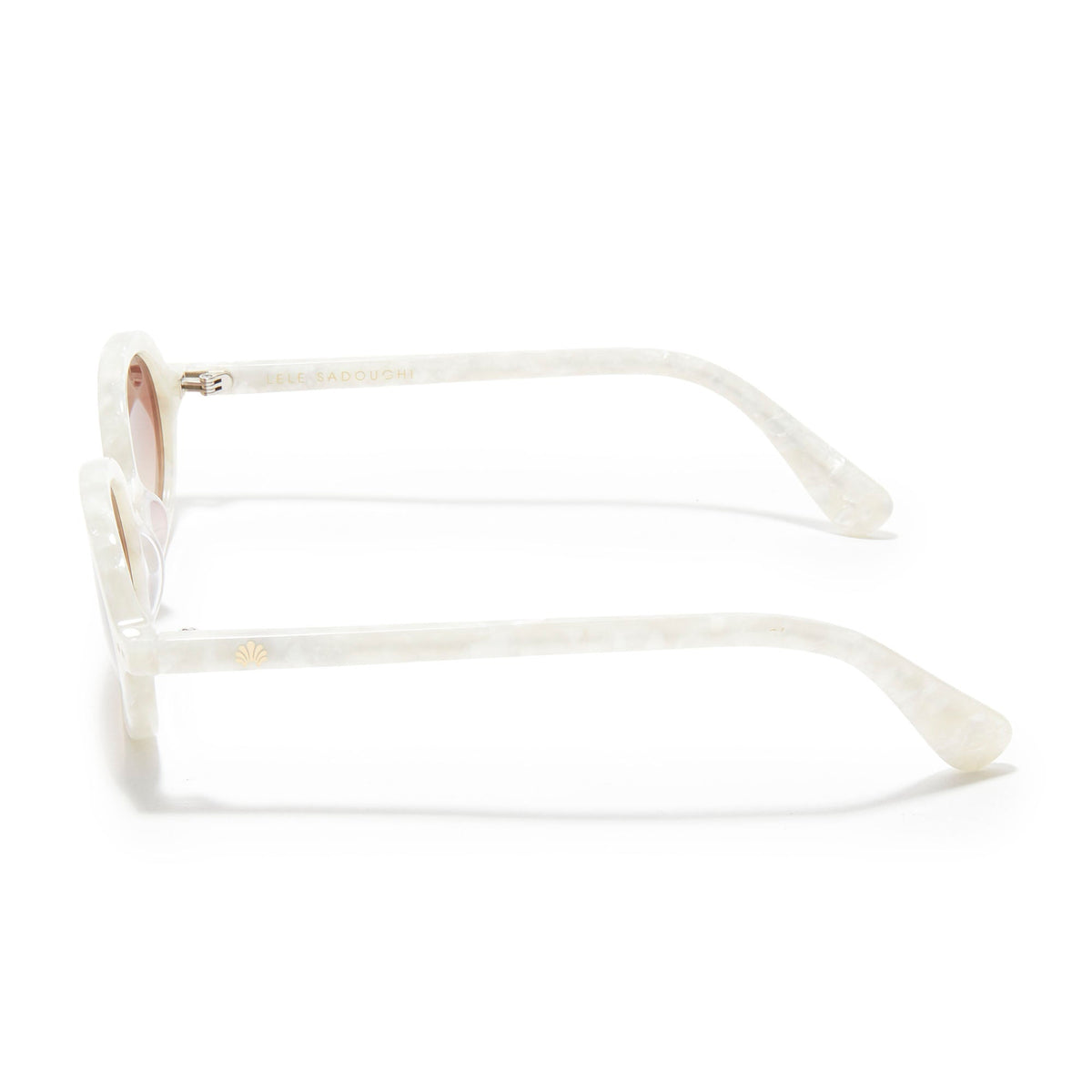 Lele Sadoughi SUNGLASSES ONE SIZE MOTHER OF PEARL AUSTIN SUNGLASSES