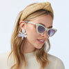 Lele Sadoughi SUNGLASSES ONE SIZE MOTHER OF PEARL DOWNTOWN CAT-EYE SUNGLASSES