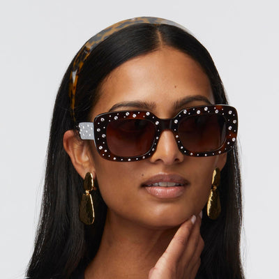 Lele Sadoughi SUNGLASSES TORTOISE ASPEN SUNGLASSES