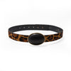 Lele Sadoughi WRAP LEOPARD HORIZON OASIS STATION BELT