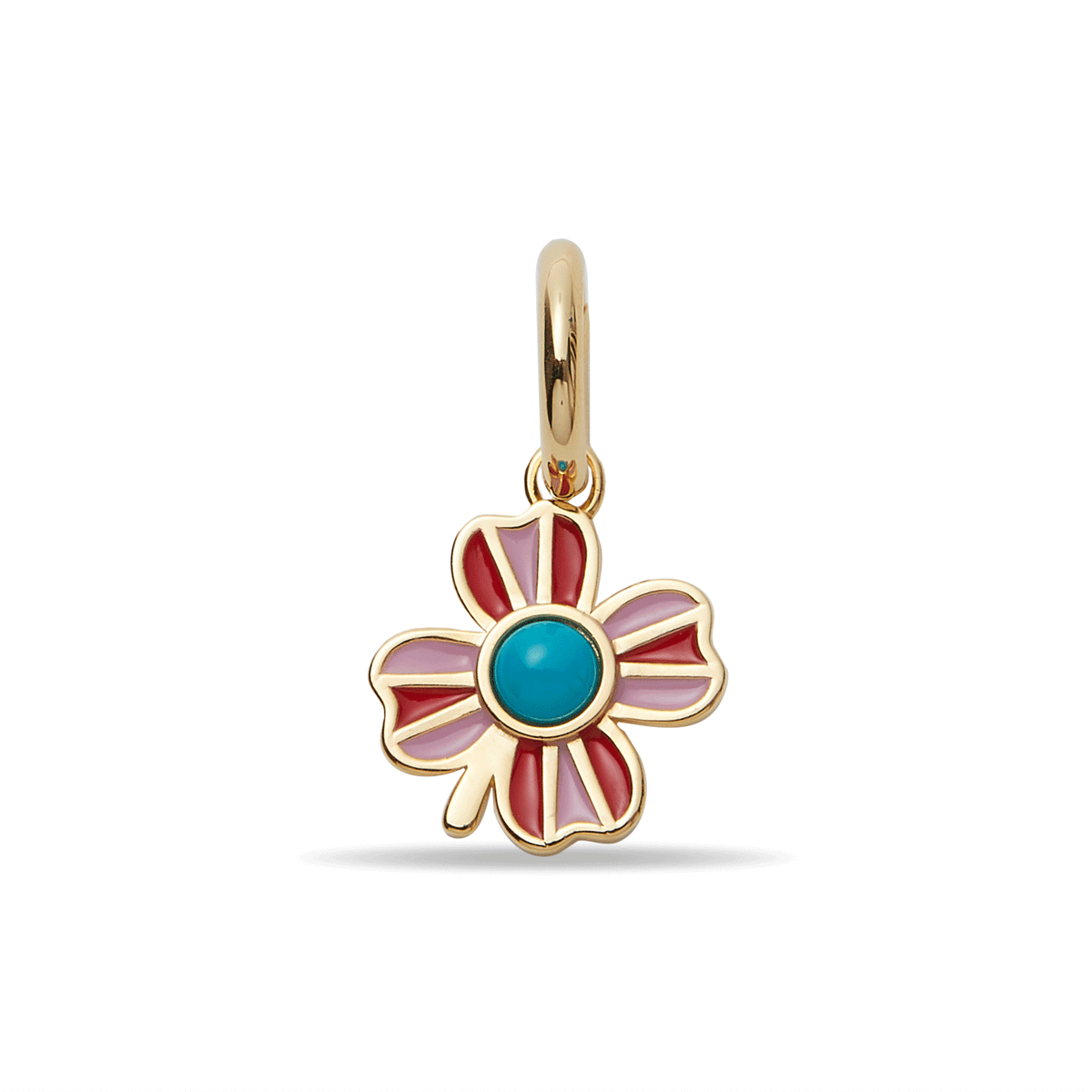 CHARMED BY LELE ORCHID CLOVER CHARM