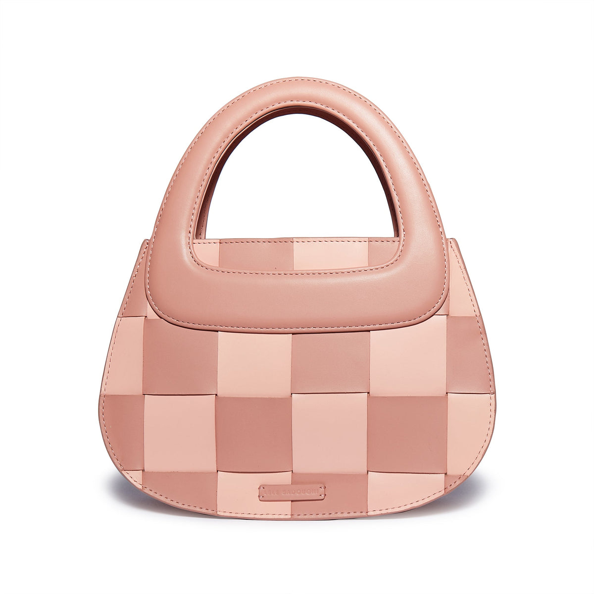 Lele Sadoughi BAGS ONE SIZE CORAL CLAY CARLA CHECKERED CARRY-ALL BAG