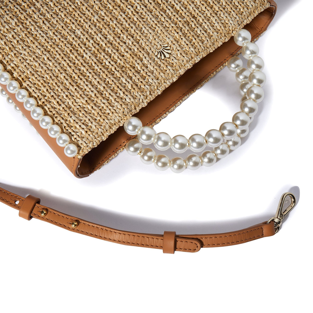 Lele Sadoughi BAGS ONE SIZE NATURAL MAYA MINI TOTE